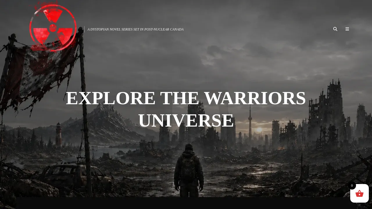 Homepage screenshot of warriorsofthelastdays.com